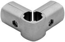 41D-163-0 MODULAR SOLUTION D28 CONNECTOR<BR>CONNECTOR SHAFT TO DUAL END 90 DEGREE